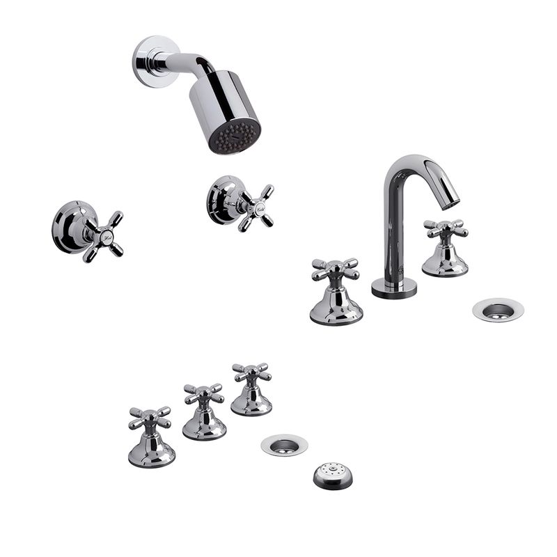 Griferia Bidet Lavatorio Ducha Fv Newport Plus Provincia Compras 