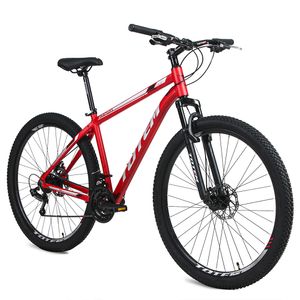 Bicicleta TopMega MTB Totem Aluminio R29 21VEL Rojo/Blanco Talle XL 1007670