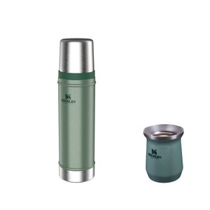 Combo Termo Stanley Clasico 591ML + Mate Clasico 236ML Verde