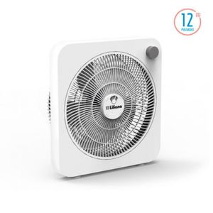 Ventilador Turbo Liliana 12" Parrilla Blanca Vtc12