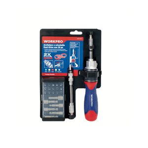 Destornillador Crique 28 Piezas Cr-V Dual-Drive® Workpro (W021524)