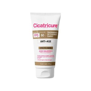 Protector Solar Anti-Age Efecto Mate Con Ácido Hialurónico FPS 50