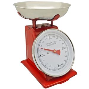Balanza De Cocina Metálica Diseño Retro