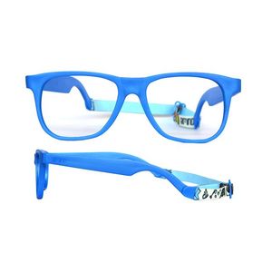 Armazón de lente Bimino Infantil Bruk Flexible Azul Eléctrico.