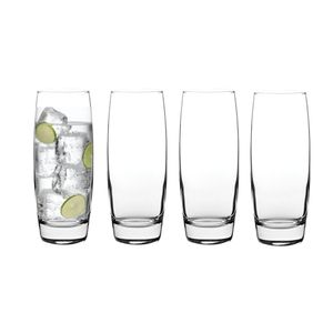 Set X 4 Vaso Vidrio Agua Licuados Jugos 500 Ml Pasabahce Pleasure