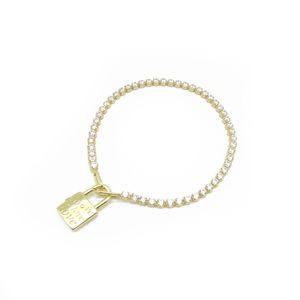 Pulsera Carmín Mystery de Plata 925 Baño Dorado