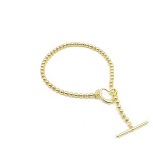 Pulsera Carmín Valentine de Plata 925 Baño Dorado