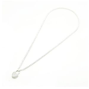 Collar Carmín Lovely de Plata 925 con Zirconias Blancas