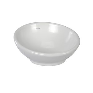 Bacha baño lavatorio de apoyo redonda Ferrum Tori L327K