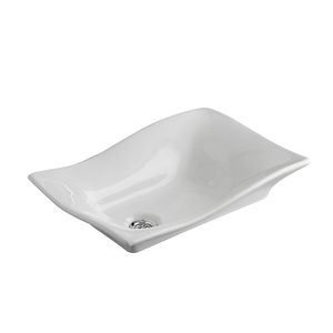 Bacha baño lavatorio de apoyo ondulada Ferrum Tori L246K