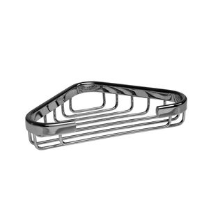 Jabonera angular rejilla cromada para ducha baño Piazza