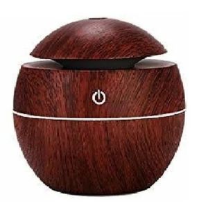 Humidificador Vaporizador Aromaterapia Esfera color marron oscuro