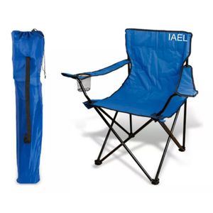 SILLON DIRECTOR PLEGABLE C/BOLSO color azul