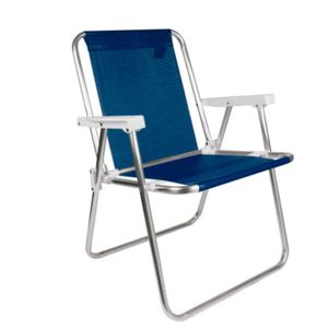 REPOSERA SILLA ULTRALIVIANA ALUMINIO PLEGABLE 1 POSICION