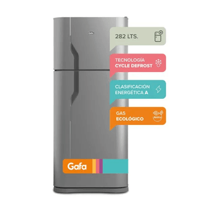Heladera gafa 282lts plata ciclica