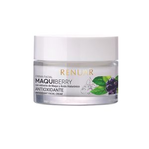 Crema Facial Antioxidante Con Maquiberry y Ácido Hialurónico