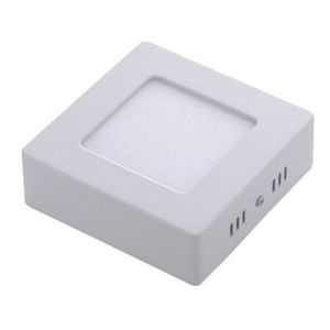 Plafón Led Candela Cuadrado Con Base 6w Reemplaza 30w