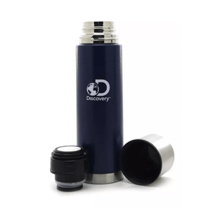 Termo bala Discovery de acero 500ml Pico Matero Vaso Color Azul 13615