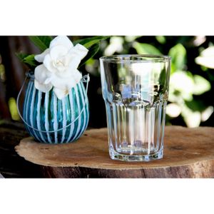 6 VASOS FACETADOS
