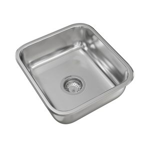 Bacha cocina pileta simple Johnson Acero E37 CR