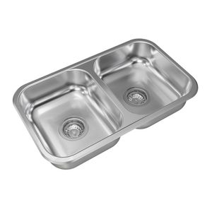 Bacha cocina pileta doble Johnson Acero C28 CRS
