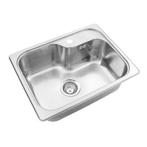 Bacha cocina pileta simple Johnson Acero Luxor Si55 Mini
