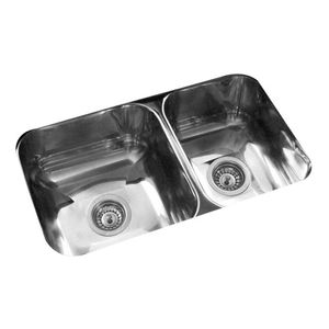 Bacha cocina pileta doble Johnson Acero R63