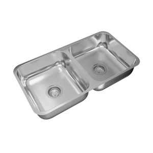 Bacha cocina pileta doble Johnson Acero C37 CR