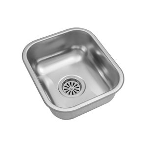Bacha cocina pileta simple Johnson Acero EE28