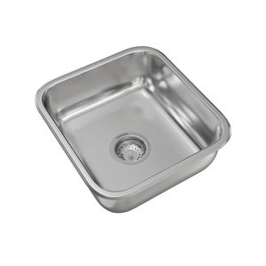 Bacha cocina pileta simple Johnson Acero E37