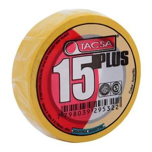 Cinta Aisladora Amarillo De Pvc Auto Extinguible X 10m Tacsa