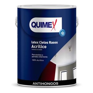 Latex Int Cielorraso Antiho. 1l Quimex Colores Nuestros 2046