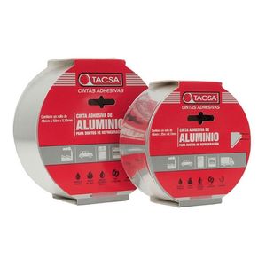 Cinta De Aluminio 48mm X 25m X 0,13mm Tacsa