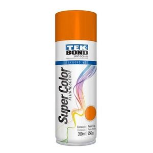 Pintura Tek Bond Aerosol Fluorescente 350ml Naranja