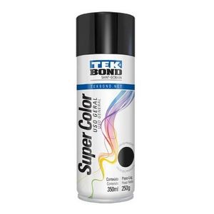 Pintura Tek Bond En Aerosol Uso General 350ml Negro Brillant