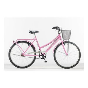 Bicicleta de Paseo Futura 3577 Country Rodado 26 Rosa Palo