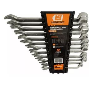 Juego De Llaves Combinadas Lusqtoff Jlc12-9 Acero C/ Estuche