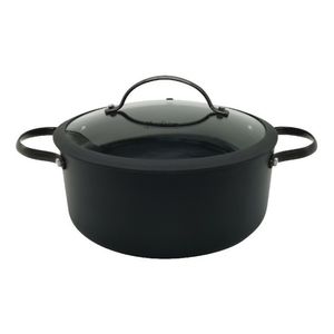 Cacerola De Aluminio Hudson Negra C/Antiadherente (Tbk07)