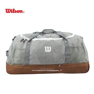BOLSON GRIS CON RUEDAS WILSON