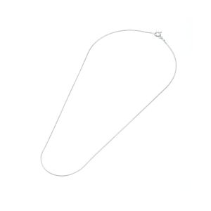 Cadena Clapton Carmín Plata 925 40cm