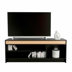 MESA TV TABLES 1150 1,35 MTS NEGRO OLMO