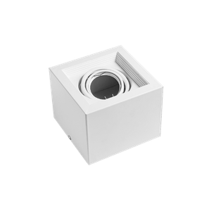 Plafon Cardanico Dicro Cuadrado 1 Luz 134X134X106 Blanco