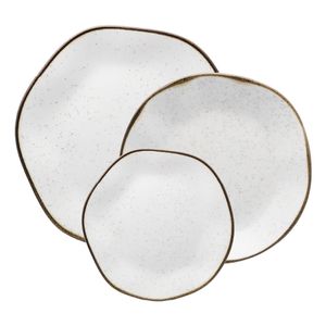 Juego De Vajilla Platos Ryo Porcelana Oxford 18 Piezas