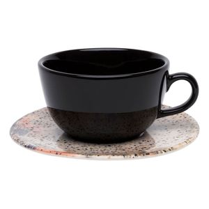 Juego De Vajilla Tazas Desayuno Decorados Oxford 8 Piezas