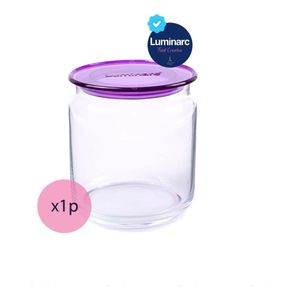 Frasco Organizador Vidrio Hermético Luminarc 0,75 Litro
