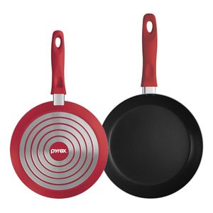Set X 2 Sartenes 26 Y 30 Cm Fuego Pyrex Teflon Antiadherente