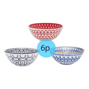 Cerealero Decorado Color Oxford X 6