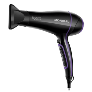 Secador De Pelo Negro Mondial 2000w 220v 3 Velocidades