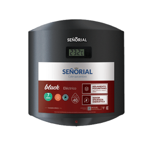 Termotanque Eléctrico 40Lts - SEÑORIAL - Línea BLACK