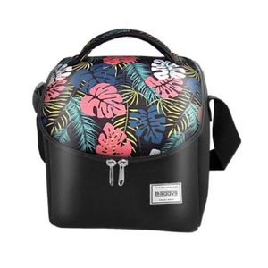 Lunchera Térmica Neoprene Flores